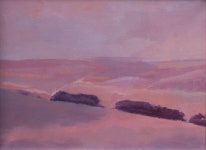 Hills in the evening Painting by Atanas Atanasov | Saatchi Art Hills in the evening Painting
