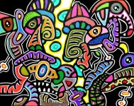 Face to face Painting by Walter Scott | Saatchi Art
