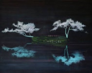 Pine Tree in Winter Painting by Thomas Lamb | Saatchi Art