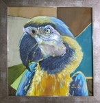 happy parrot Painting by Vesna Milakovic | Saatchi Art South Korea happy  parrot Painting by Vesna Milakovic | Saatchi Art South... 