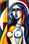 Picasso Portrait #18 Digital by Dmitry O | Saatchi Art South Korea