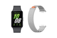 갤럭시 핏3 그레이 + 벨크로 밴드 화이트 | SM-R390NZAAK02 | Samsung 대한민국