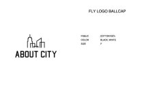 서울스토어 어바웃시티(비노출) - FLY LOGO BALLCAP BLACK