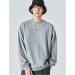 서울스토어 에잇세컨즈 - [에잇세컨즈] 라이트 그레이 레터링 기모 스웨트 셔츠 (269941EY12)