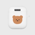서울스토어 어프어프 - Dot big bear-white(Air pods)