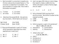 (5 x 2) x 3 = 5 x (2 x 3) a. Associativeb. commutative c.Identityd. Distributive 2. Cinzia spent 5 days of her. -  ppt download