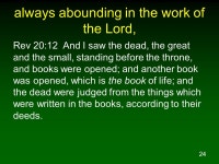 1 Corinthians 15:58 …knowing that your toil is not in vain in the Lord. -  ppt download