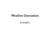 Weather Discussion Synopsis Final check-up on Hurricane Adrian NC weather conditions from 6/9 (Thursday) through 6/14 (Tuesday)... 