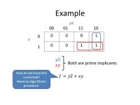 ENEE244-02xx Digital Logic Design Lecture 10. Announcements HW4 due 10/9 – Please omit last problem 4.6(a),(c) Quiz during... 