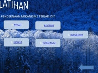 MENU LATIHAN TEST SIMULASI KOMPETENSI The organs of the digestive system are located within a tube  alimentary canal, or... 