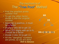 Reducing Numeric Fractions Turn Mystery Mystery into Mastery C2006 – DW Vandewater Click to Advance Suggestion: Work with... 