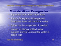 Article 32: Drinking Water in Single- Serving PET Bottles Bylaw Town Meeting Presentation April ppt download