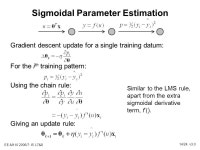 EE-M /7: IS L7&8 1/24, v3.0 Lectures 7&8: Non-linear Classification and Regression using Layered Perceptrons Dr Martin Brown Room... 