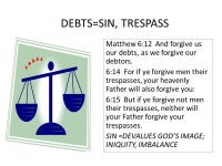 THE TRIAL OF GOD IS EVERYONE’S TRIAL RIGHTEOUSNESS IN THE BALANCES RIGHTEOUSNESS BY FAITH SERIES BY CALVIN MARIANO. -  ppt download