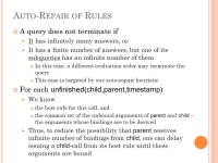 P RACTICAL A NALYSIS OF N ON - T ERMINATION IN L ARGE L OGIC P ROGRAMS Senlin Liang and Michael Kifer. -  ppt download