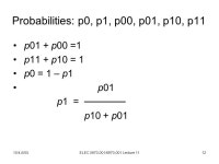 10/4-6/05ELEC / Lecture 111 ELEC / (Fall 2005) Special Topics in Electrical Engineering Low-Power Design of Electronic Circuits.... 