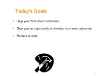 Making a Difference: Measuring Your Outcomes Montgomery County Volunteer Center February 4, 2014 Pam Saussy and Barry Seltser... 