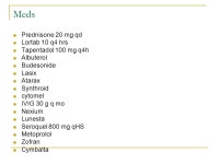 The dangers of playing with sharp sticks Cheryl Pirozzi, MD Pulmonary Grand Rounds October 13, ppt download