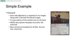 METS 2.0 This is an early-stage proposal for community feedback. -  ppt download