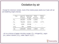 Review of Chemical Thermodynamics Combustion MECH 6191 Department of Mechanical and Industrial Engineering Concordia University... 