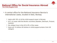 An overview of the Norwegian System of Child Support Establishment, Modification and Enforcement August ppt download