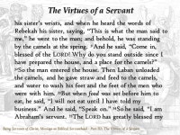 Part III: The Virtues of a Servant by Pastor Reinaldo A. Z. García Sunday, January 27, ppt download
