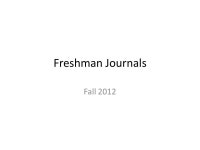 Freshman Journals Fall Journal Prompt 1: So far what good and bad effects has Pip’s fortune had on his life and his character.... 