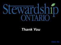Slide 1 August 31, 2004 Steward & Stakeholder Consultation TOPICS: Update on Stewards’ Registration Governance & Market... 