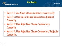More Sentences with Multiple Clauses Meet 4 Matakuliah: G0592/ Bahasa Inggris 2 Tahun: ppt download