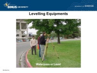Session 2 LAND SURVEYING EQUIPMENTS Course: S0663 – Land Surveying Year: ppt download