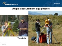 Session 2 LAND SURVEYING EQUIPMENTS Course: S0663 – Land Surveying Year: ppt download