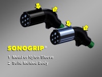 SONOGRIP ® ULTRASONIC WELDED WIRES SOLID MOLDED BODY METAL OR NYLON SLEEVE ULTRASONIC WELDED WIRES SOLID MOLDED BODY METAL OR... 
