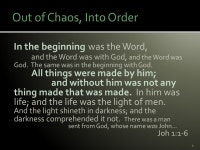 Man’s first 2,000 years 1. Out of Chaos, Into Order Failure Manifesto Seas Raging On terra firma ppt download