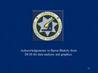 © 2014 Virginia Department of Forensic Science Linda C. Jackson, Director Virginia Department of Forensic Science October 2... 