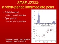 Small is Beautiful: Cataclysmic Variables from the SDSS John Southworth Boris Gänsicke Tom Marsh + many others. -  ppt download