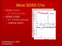Small is Beautiful: Cataclysmic Variables from the SDSS John Southworth Boris Gänsicke Tom Marsh + many others. -  ppt download