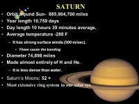 11/15/99Norm Herr (sample file) SOLAR SYSTEM The Sun 14 Planets ? Over 100 satellites of the planets Many Comets and asteroids.... 