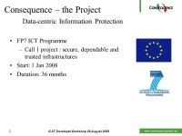 ICAT Developer Workshop : Consequence Shirley Crompton, ESC, STFC Daresbury Laboratory. -  ppt download