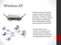 Assignment 3 LTEC 4550 Cason Parker. Network Hub A Network Hub is a device that connects other devices together using Ethernet... 