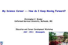 Education and Career Development Workshop ASV – 2011 Minneapolis Christopher C. Broder Uniformed Services University, Bethesda... 