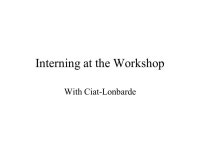 Interning at the Workshop With Ciat-Lonbarde. Benjolin Burgundy Workshop Benjolin is an analog brain sonic electronic kitBenjolin... 
