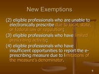 1 Avoiding the Medicare e-Prescribing “Adjustment” (penalty) -  ppt download