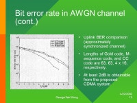 4/22/2002 George Wai Wong 1 Future Mobile Communications beyond 3G Systems A Multicarrier CDMA Architecture Based on Orthogonal... 