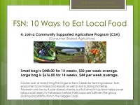 Food Security and Sustainability. MUN Botanical Garden Food Security and Sustainability Where does our food come from in Canada?... 