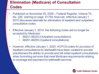 2010 Changes – Physician Fee Schedule Billing & Reimbursement for Consultations December 16, ppt download