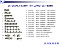 Orto Tech Design Ltd. SYSTEM FOR AXIAL EXTERNAL FIXATION NESTOROV -  ppt download