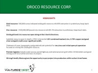 May 13, TSX-V:OCO, Frankfurt:OR6, US OTC: ORRCF. -  ppt download