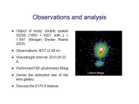 Wavelength dependence in the flux ratio of the double quasar SDSS J A.M. Mosquera (Universidad de Valencia) J.A. Muñoz... 