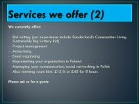 North East Community Solutions CIC (NECS CIC) is a social enterprise, which came to being in April Company registered in England... 