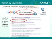 A short guide to the many medical topic research possibilities provided by KARGER KARGER Content – Easy to Use Welcome  Content... 
